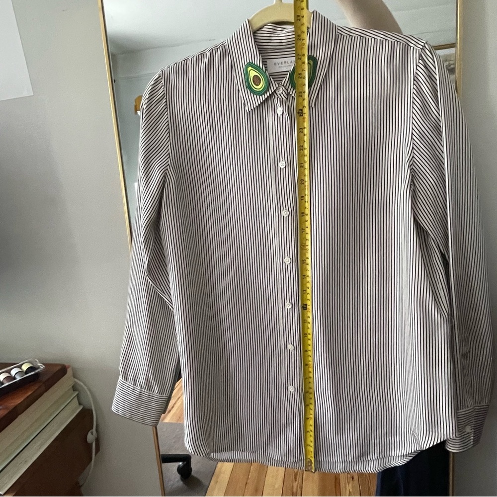 Silk Button Down Striped Everlane - image 6